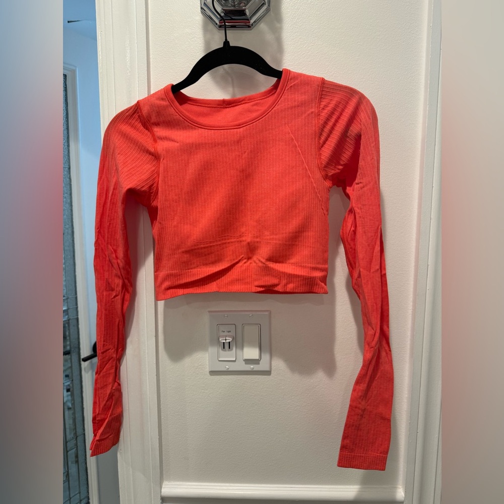 Lululemon Ebb to Street Cropped Long Sleeve